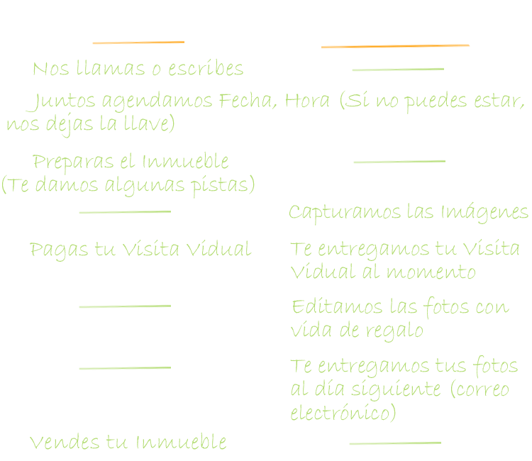Tu visita vidual en pasos